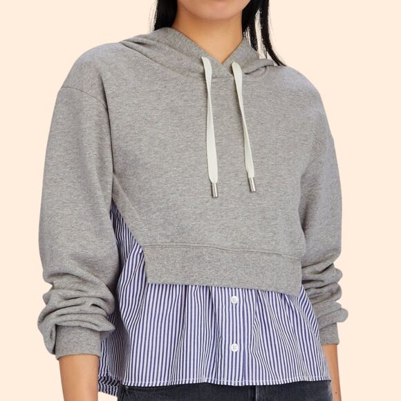 Veronica Beard Hockley Layered Sweatshirt - Picture 1 of 7